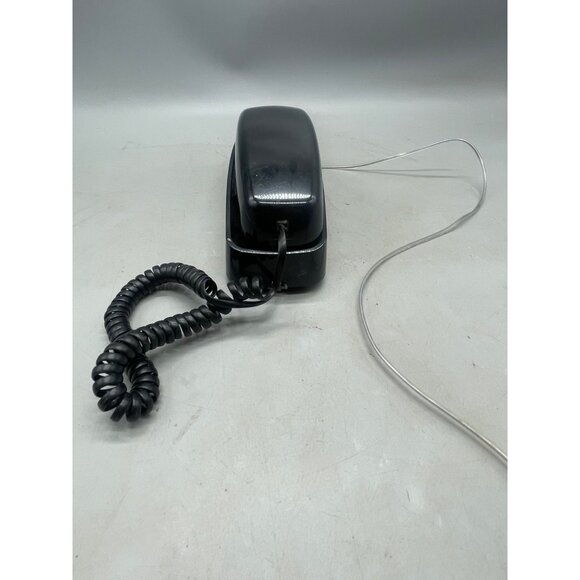 att&t 210 telephone landline black retro push button includes cords READ used sc - Picture 4 of 8
